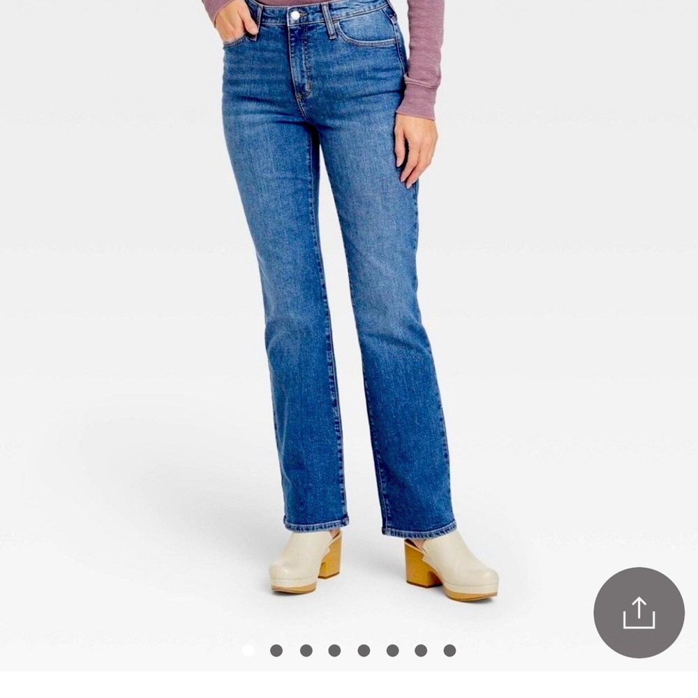 Women’s high rise boot cut jeans